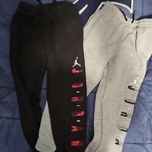 Jordan Black Sweatpants Tapered Fit